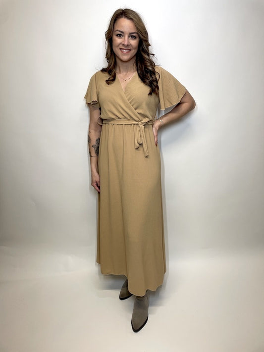 Maxikleid Lot Camel